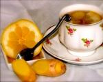 Zázvorovo-citrónový čaj s rozmarínom